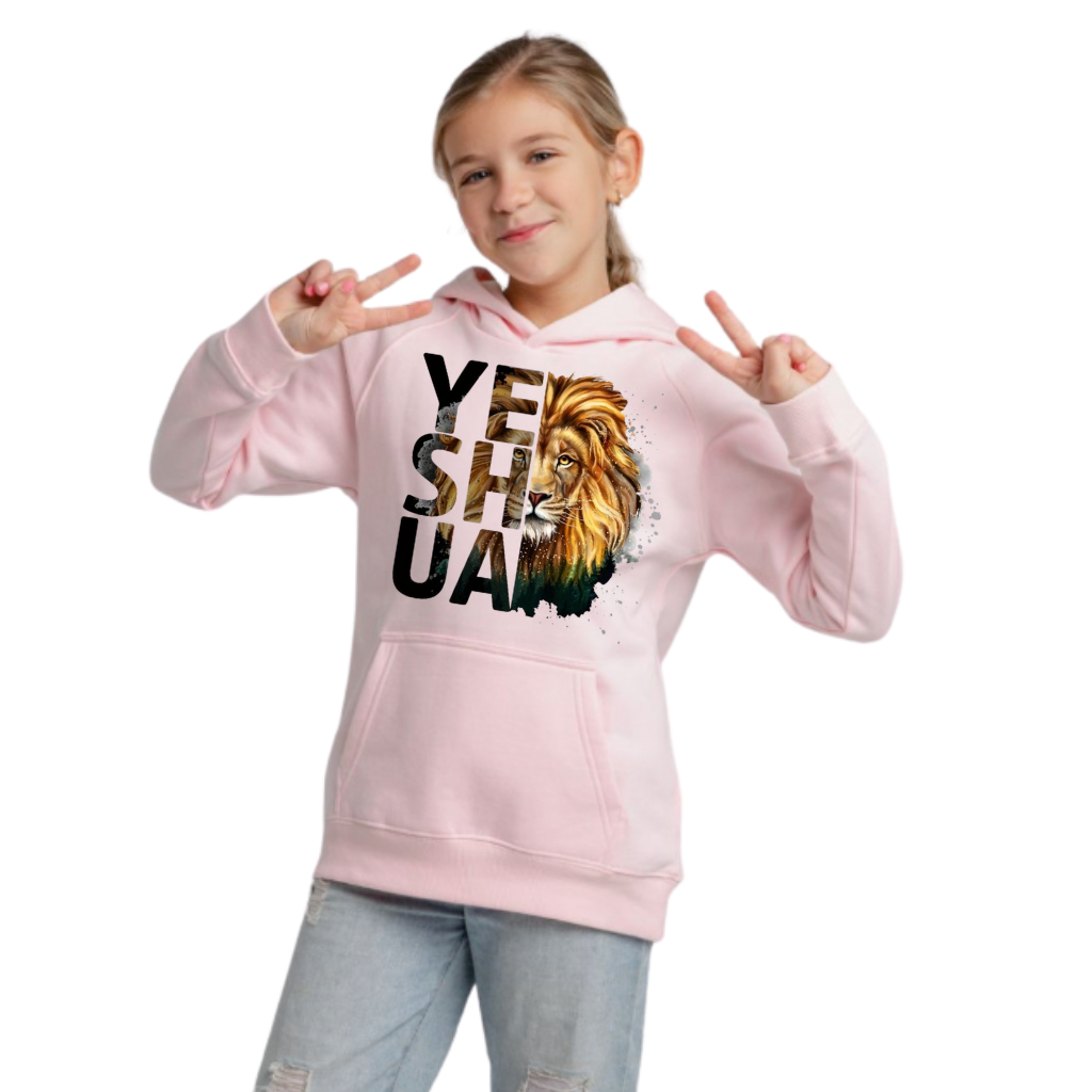 Casaco Moletom Juvenil Unisex  Flanelado Estampado Moda Evangelica