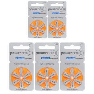 30 Pilhas Bateria Power One Para Aparelhos Auditivos 13 (Pr48)  - 5  Cartelas C\6 Unid em Oferta na Shopee