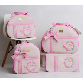 Kit Bolsas Maternidade Para Bebê Tema Borboletas em Oferta na Shopee