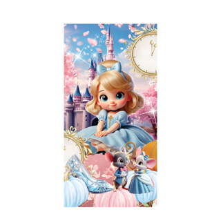 Painel LATERAL VERTICAL  Tecido Sublimado Festa TEMA Cinderela em Oferta na Shopee