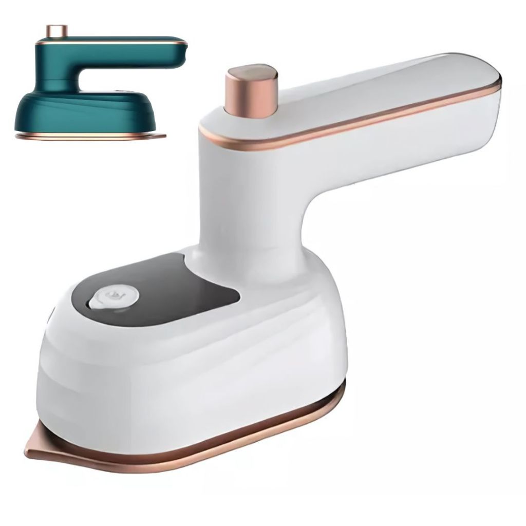 Imagem Ferro de Passar Roupa A Vapor Elétrico Bivolt Compacto Ideal Para Viagem Camiseta Calça Bermuda