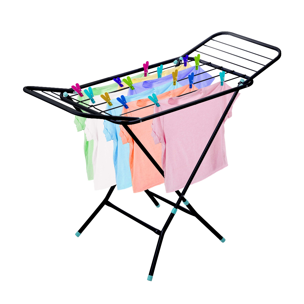 Varal De Chão Roupa Calcinha Grade 3 Andares Dobrável Portátil