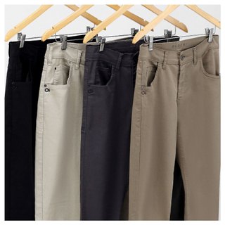Calça Masculina de Sarja Slim Ogochi Acetinada Esporte Fino - Alfaiataria Luxo