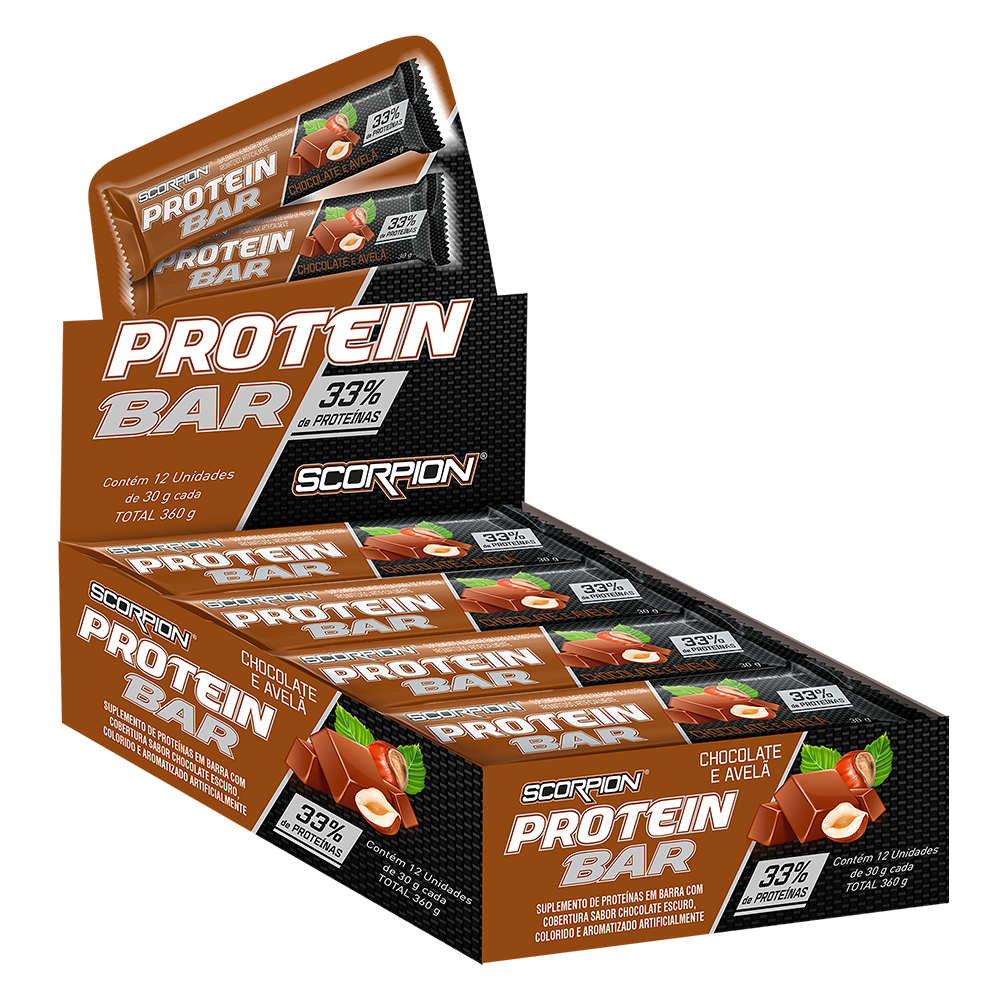 Barra de Proteína Protein Bar 30g com 33% de Proteína em Oferta na Shopee