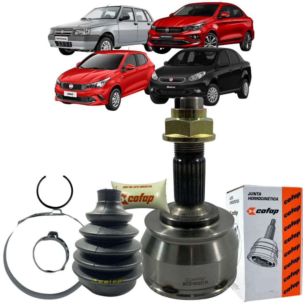 Ponteira Homocinética Cofap Grand Siena 1.4 8v 2012 2021 em Oferta na Shopee