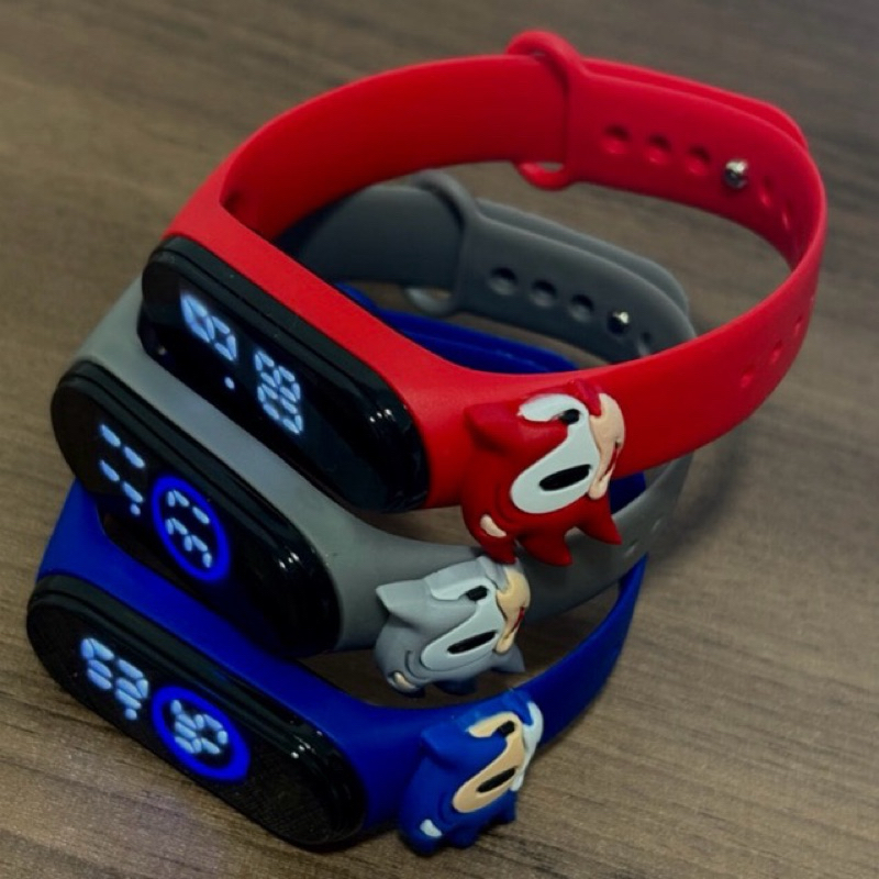 5 Relógios Infantis Sonic Led Digital à Prova D’água em Oferta na Shopee