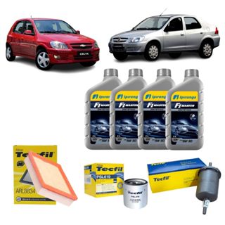 Kit Troca De Oleo E Filtros GM Prisma Celta 1.0 1.4 5W30 Ipiranga F1 Master Sintetico Original em Oferta na Shopee