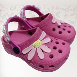 Sandália Babuche Infantil Menina Flor Rosa , Leve e Macio em Oferta na Shopee