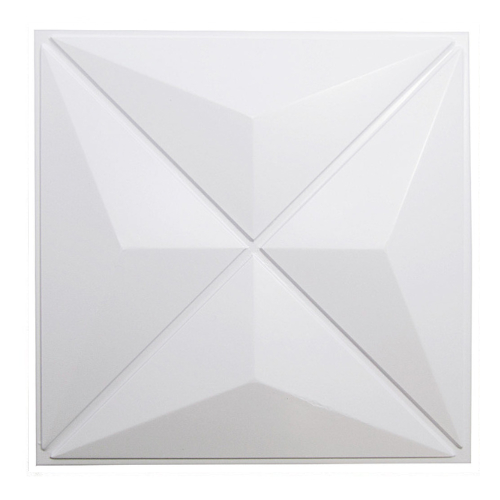 KIT C/100 Placa de Revestimento Auto Colante 3D PVC Estrelado 50x50cm