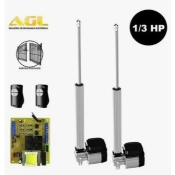 Kit Motor Pivotante Duplo  1/3 HP Fortíssimo, opcionais de 0,50M/0,75M/1M Com 127v/220v AGL.