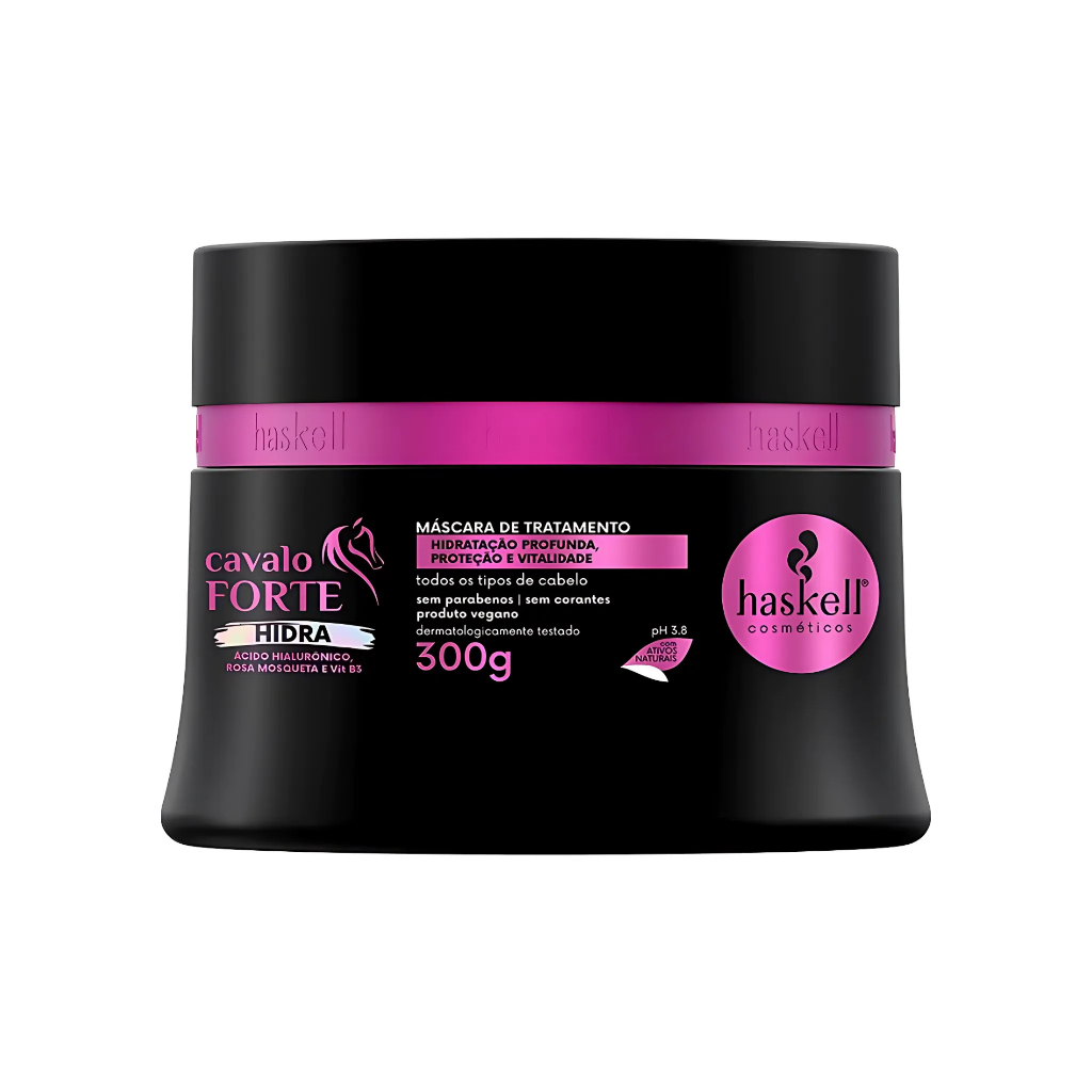 Máscara de Tratamento Cavalo Forte Hidra Hidratação Profunda Haskell 300g