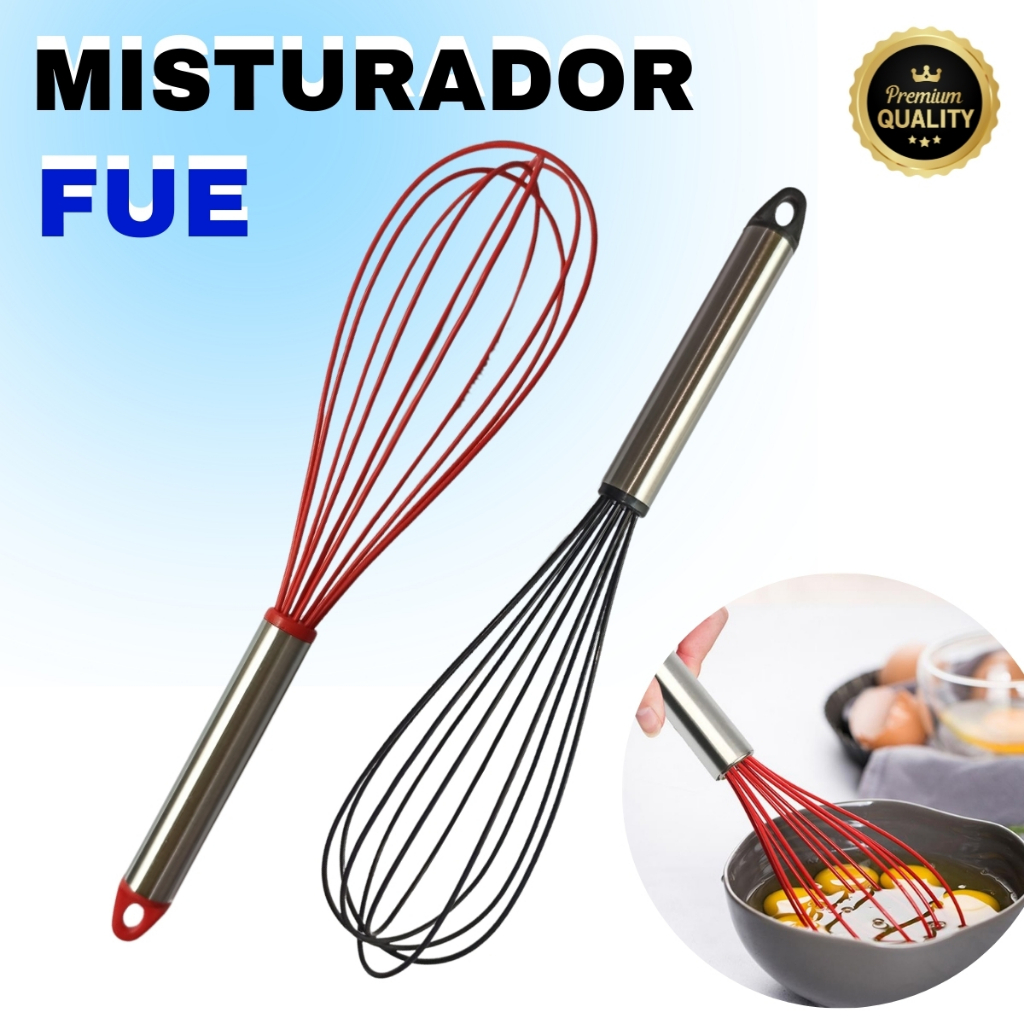 Batedor de Claras de Silicone Fue Misturador de Ovos