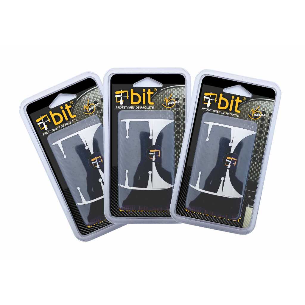 Kit com 3 PROTETORES RAQUETE PADEL protetor de borda