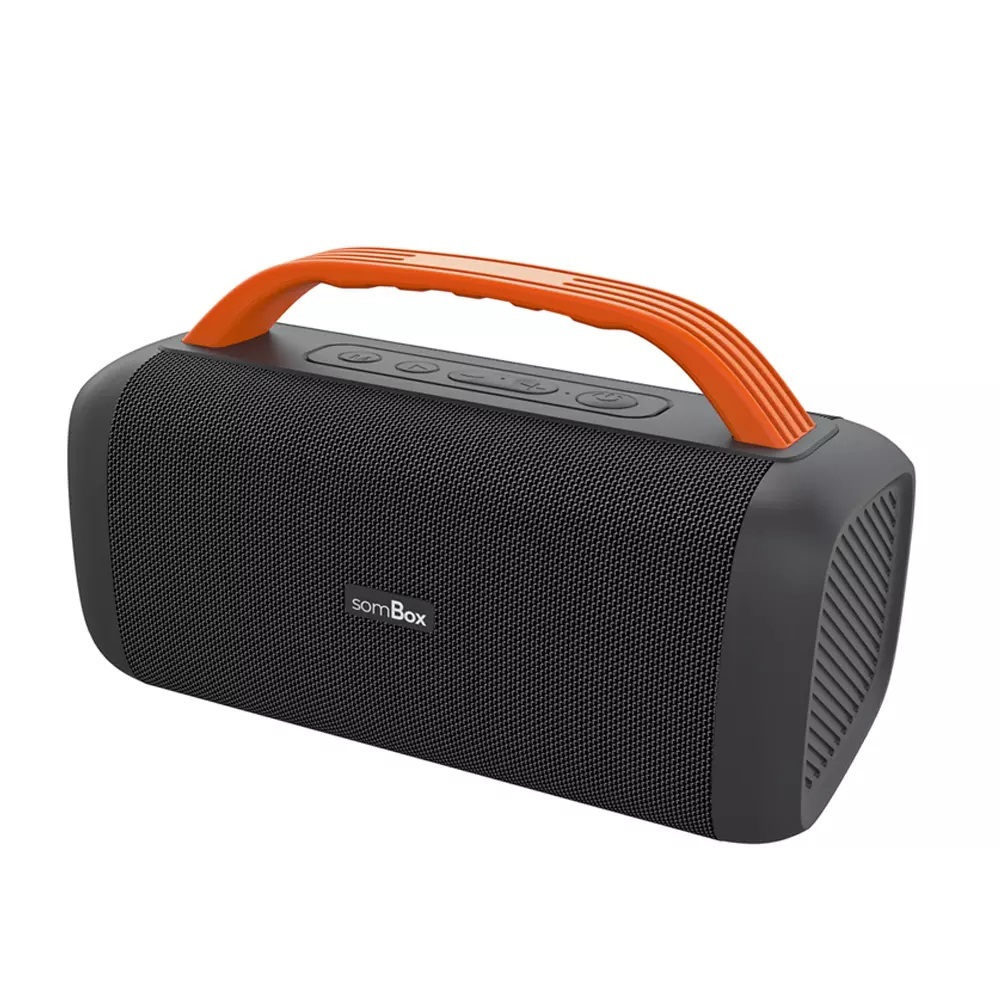 Caixa de som Amplificada Portátil Bluetooth Mp3 Fm 100w rms