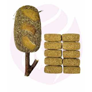 Kit Sorvete e Biscoito De Feno Saborizado Para Roedores (Coelho, Porquinho da Índia e Chinchila...) em Oferta na Shopee