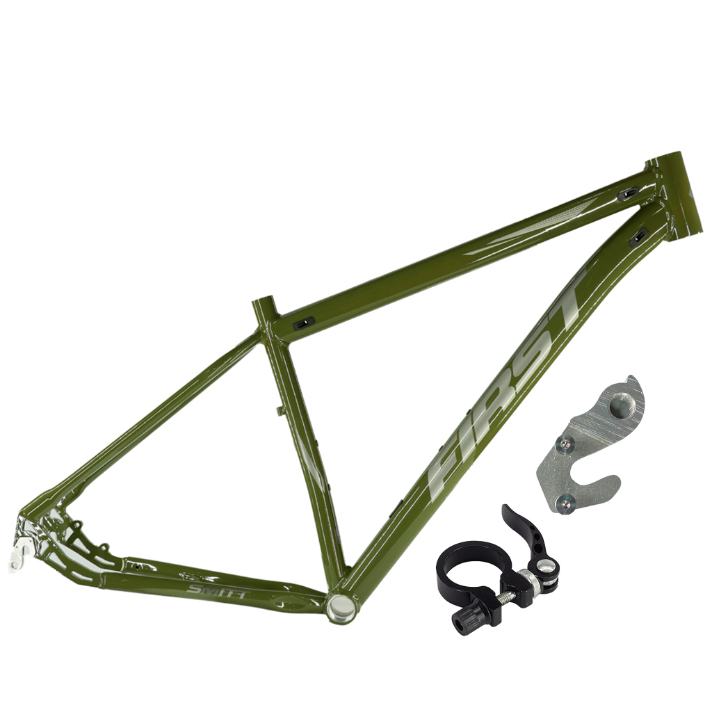 Quadro De Bicicleta Mtb Aro 29 First Novo Smitt 4.0 Urbano Alumínio Com Abraçadeira Diversas Cores