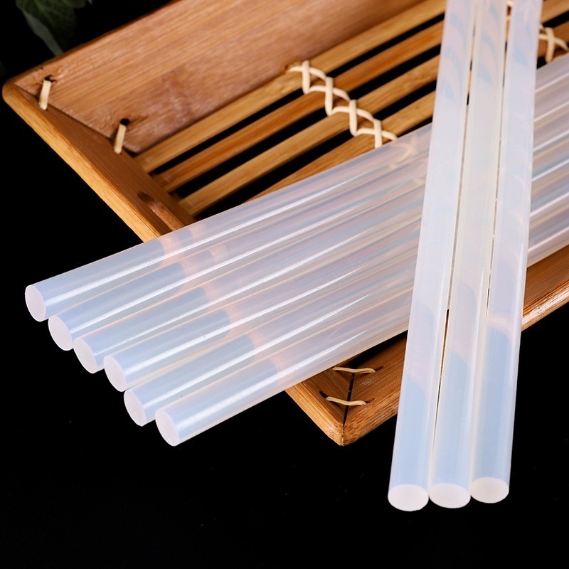 Kit 6/18/30 unidade Bastao Cola Quente Refil Profissional Transparente Fina 11mm x 18cm