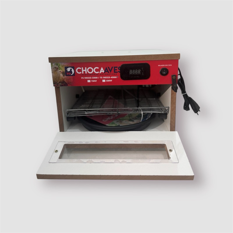 Chocadeira 100% Automática e Digital- 30 a 35 ovos - ChocaAves