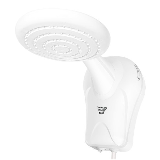 Chuveiro com Pressurizador 127V 5400W Branco Jato Forte Granducha Fame