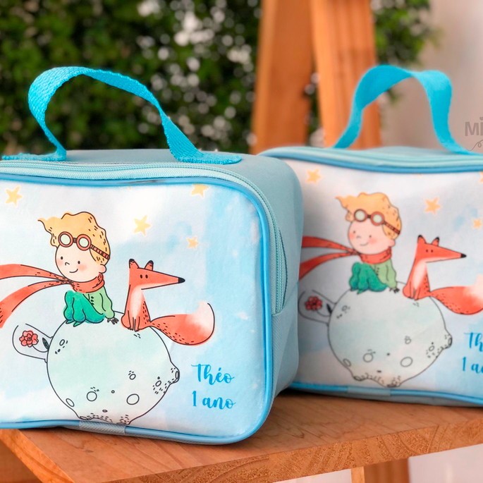 Maletinha personalizada 22x15 pequeno principe