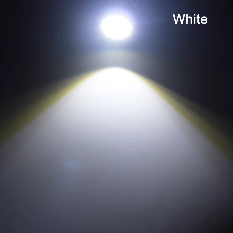 6 Olho de Águia Gato LED 12v Luz Branca 9W + 1 Central Controladora Efeitos Strobo Pisca Flash