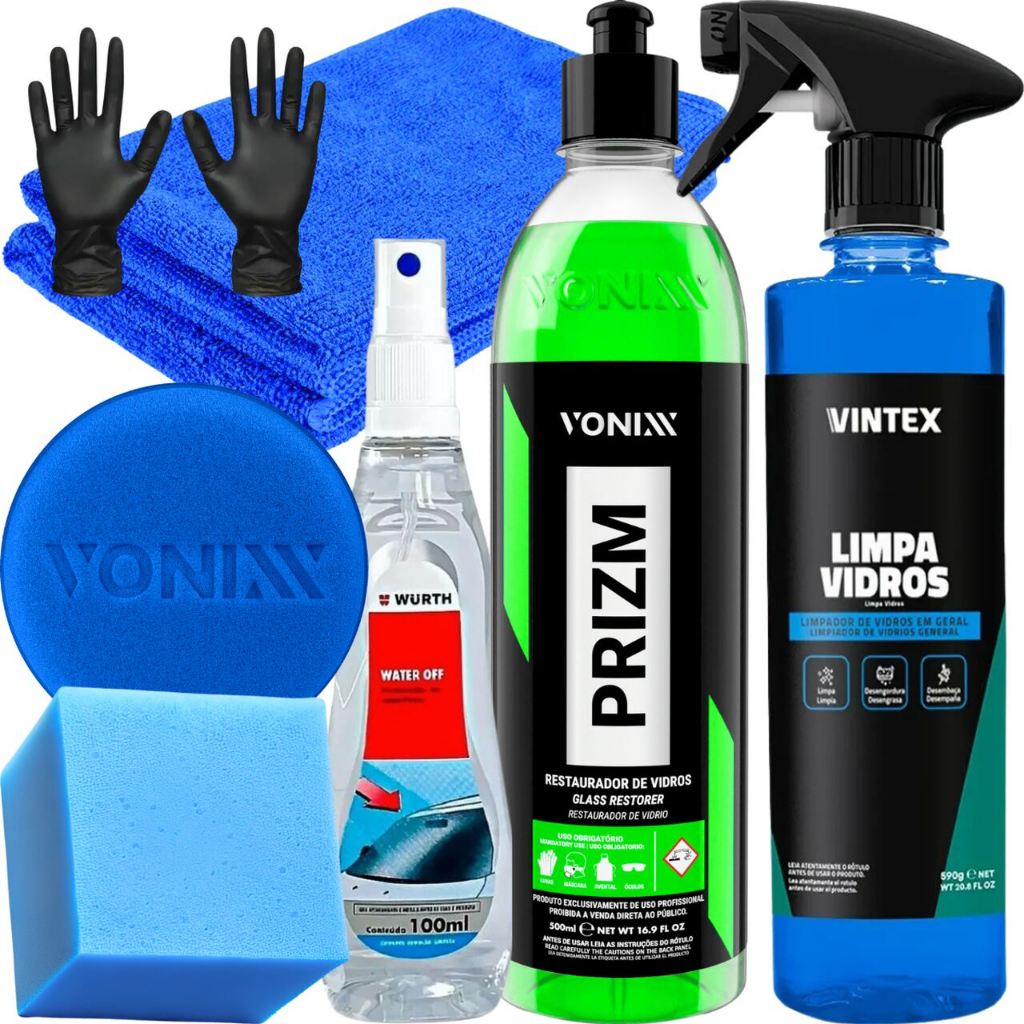 Removedor Manchas Restaurador Limpa Cristalizador de Vidros em Oferta na Shopee