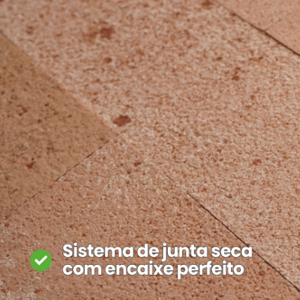 Revestimento de Parede Pedra Flexível Autoadesivo Cor Arenito 44 Peças BRINDE Massa de Acabamento Meu Rodapé - Home & Living