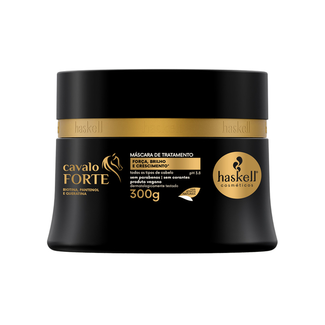 Máscara de Tratamento Cavalo Forte Fortalecimento Haskell 300g