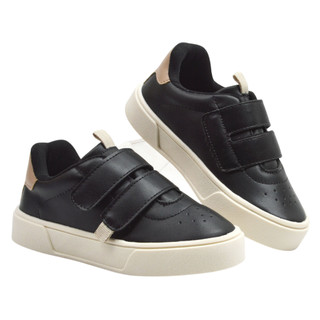 Tênis para Meninos Velcro Duplo Preto Escolar Masculino Promoção Barato Menor Preço em Oferta na Shopee