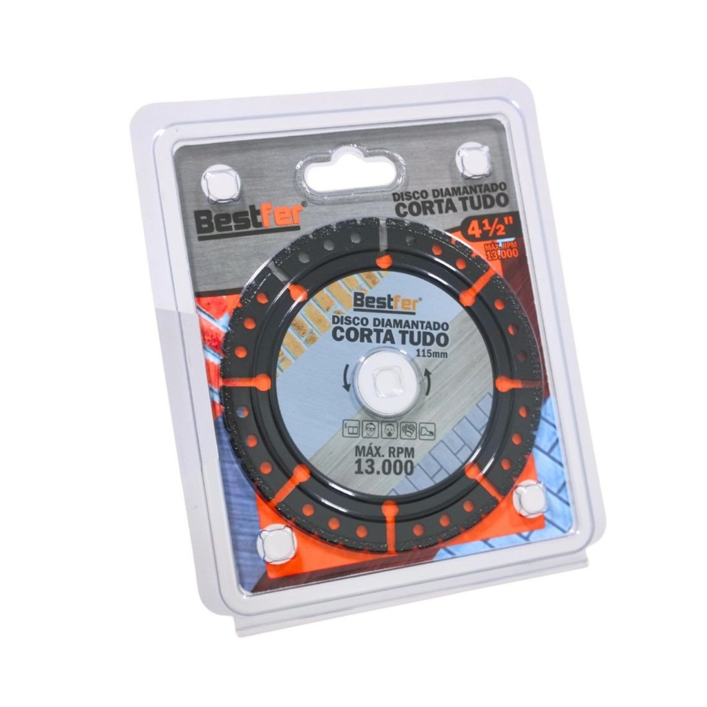 Disco Diamantado Corta Tudo - 4,5 Polegadas 22,2x115mm