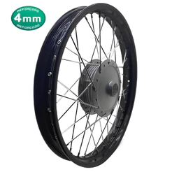 Roda Dianteira Raio 4mm Ybr 125 / Ybr Factor Aro Preto