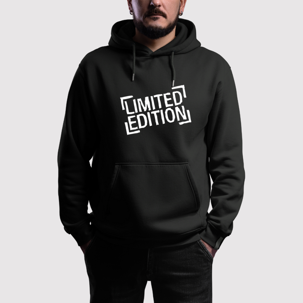 Moletom Unissex Moleton Canguru Blusas de Frio Casaco Fechado Estampado Limited Edition