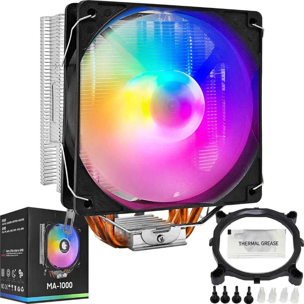 Cooler Box De Computador Para Processadores Cpu Intel E Amd