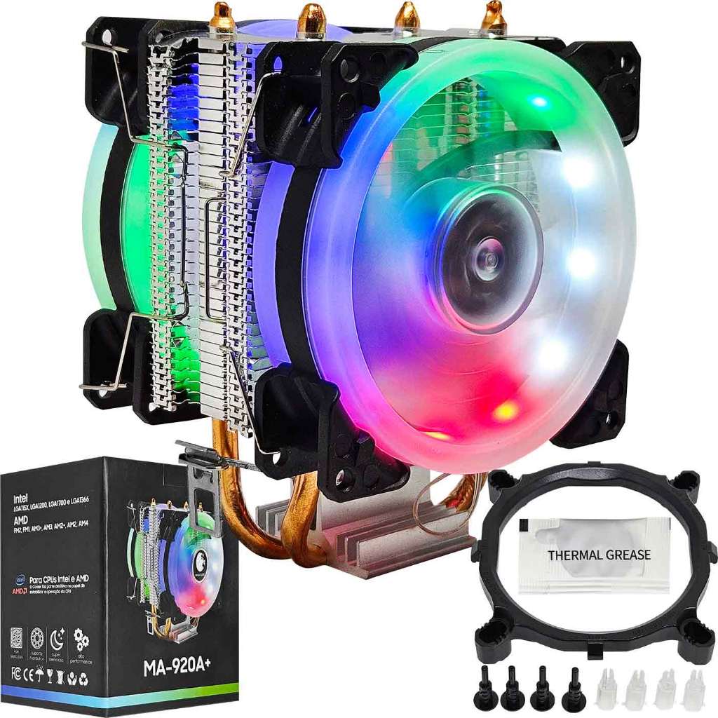 Cooler Box De Computador Para Processadores Cpu Intel E Amd