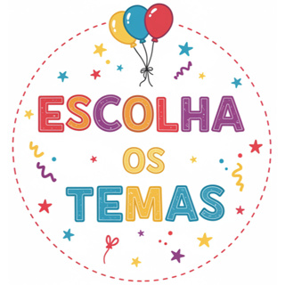 Kit 12 Painéis de Mesa de 50cm - Escolha do Catálogo - Painéis Redondos em Oferta na Shopee