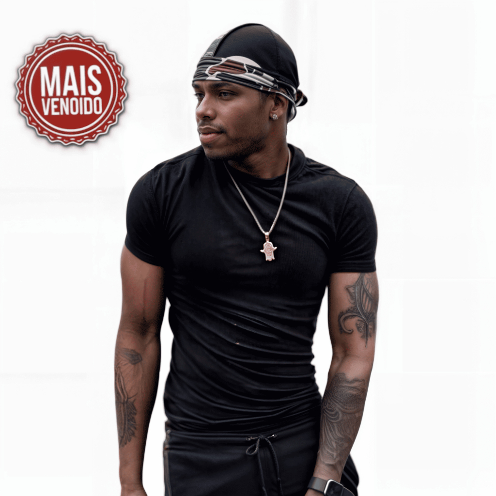 Camiseta Masculina Canelada Modelo Americano Slim Ribana Justa Algodão e Elastano Camisa Premium