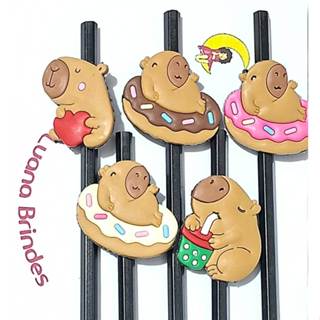 Lápis C/Ponteira Capivara Emborrachado Pacote com 5 Unidades em Oferta na Shopee