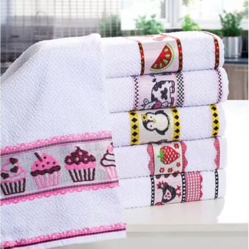 Kit 10 Panos de prato Grande Atoalhados Gourmet Pano de Copa