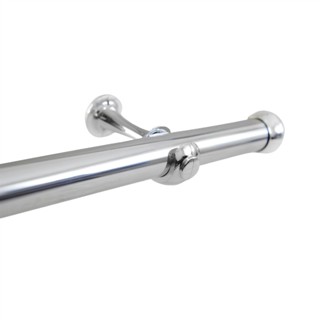 Varão de Cortina 1,50 Metros 28mm Cromado / Prateado - PROMOÇÃO em Oferta na Shopee