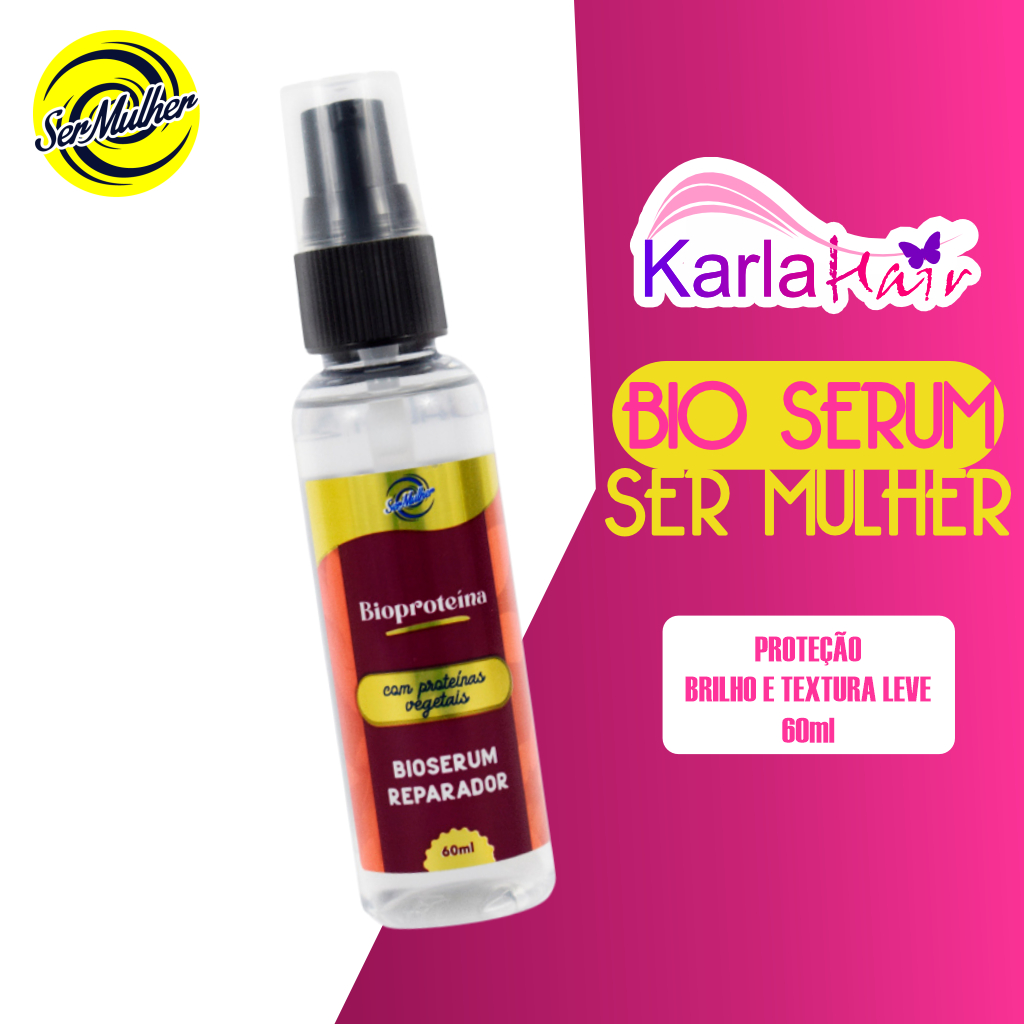 BIOSERUM REPARADOR DE FIBRAS ORGANICAS E BIO FIBRAS 60ml – Linha Bio Proteína