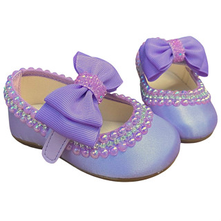 Sapatilha Customizada Personalizada Daminha Lilás Roxa Princesa Princesinha Sofia Tema Aniversário Meninas Luxo Pérolas em Oferta na Shopee