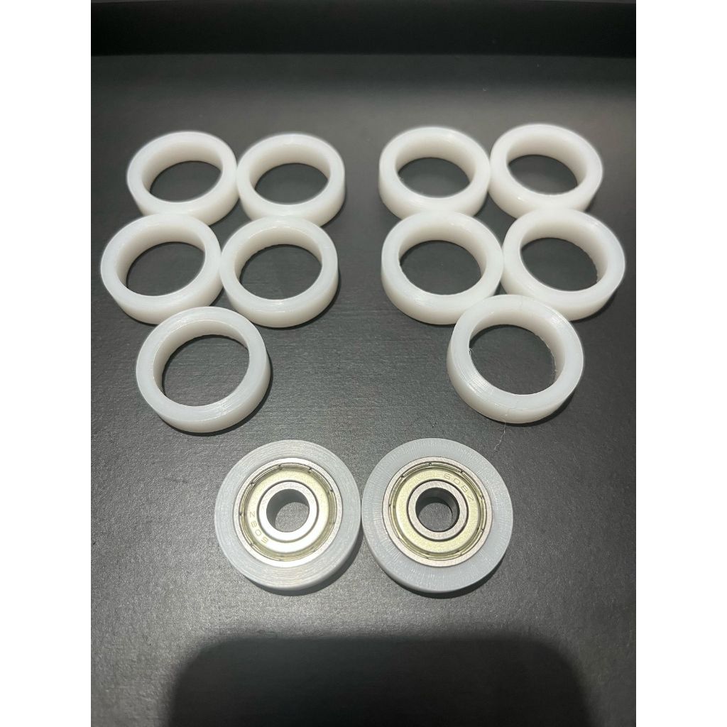 Kit Com 10 Calços Para Rolamento 608 Adaptador Para Rolamento 608  Resistente