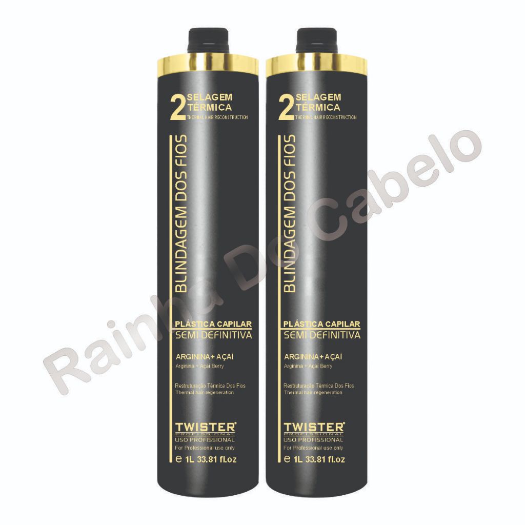 Kit 2X Selagem do Fios Passo 2 Ativo Reconstrutor 1Litro cada.