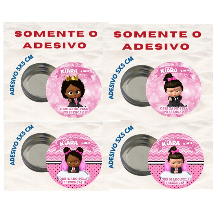 chefinha  Adesivos Personalizados festa aniversario Poderosa chefinha 5x5cm  fazemos qualquer temas