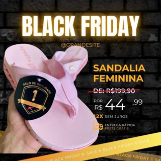 CHINELO SANDALIA FEMININO CONFORTAVEL SUPER PROMOÇÃO ROSA em Oferta na Shopee