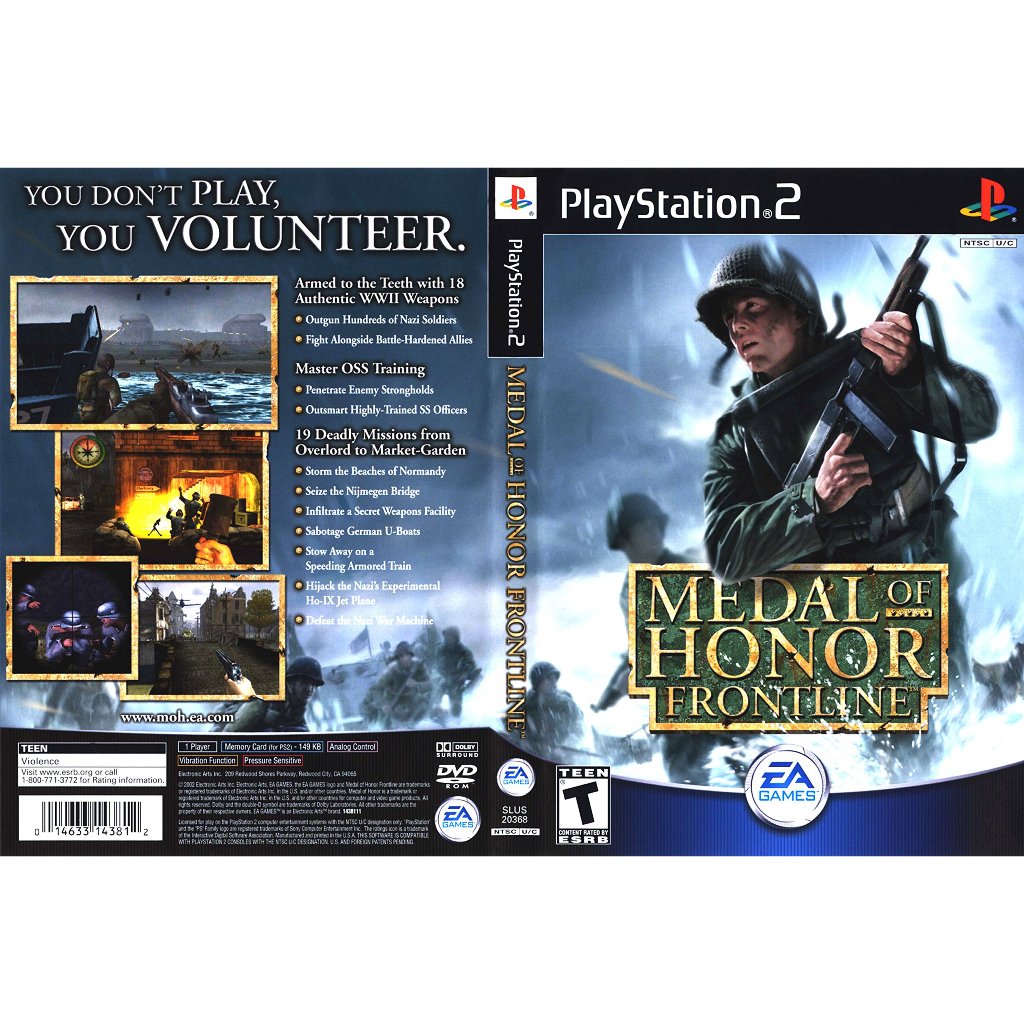 Jogo Medal of Honor - Frontline ps2 - Playstation 2