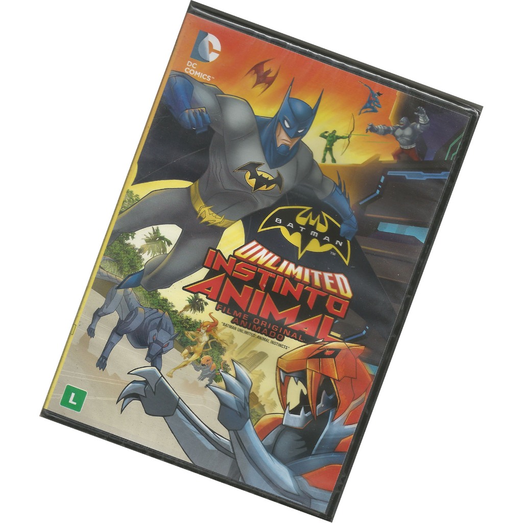 Batman Unlimited Instinto Animal Dvd Lacrado
