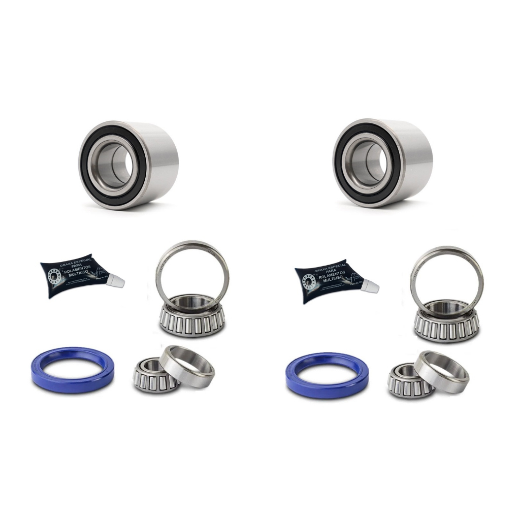 Kit 4 Rolamentos 2 Dianteiro E 2 Traseiro Gol G2 G3 G4 G5 SEM ABS 4 Furos em Oferta na Shopee