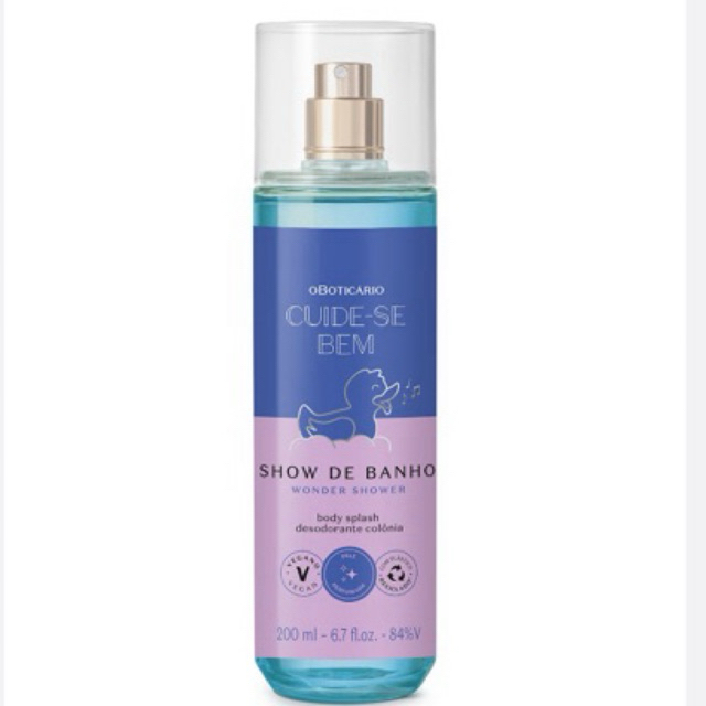 Body Splash Desodorante Colônia Cuide-se Bem Show de Banho 200ml