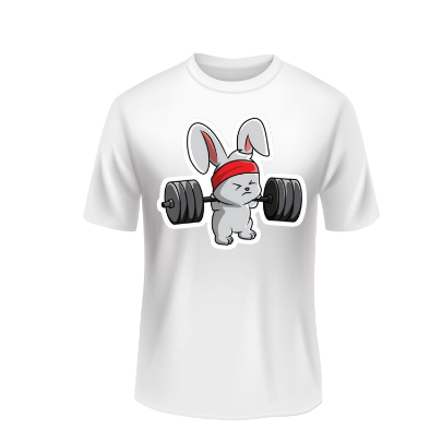 CAMISETA ESTAMPADA TREINO MALHANDO ACADEMIA EXERCÍCIOS 100%ALGODÃO DIA A DIA FESTAS LAZER EVENTOS